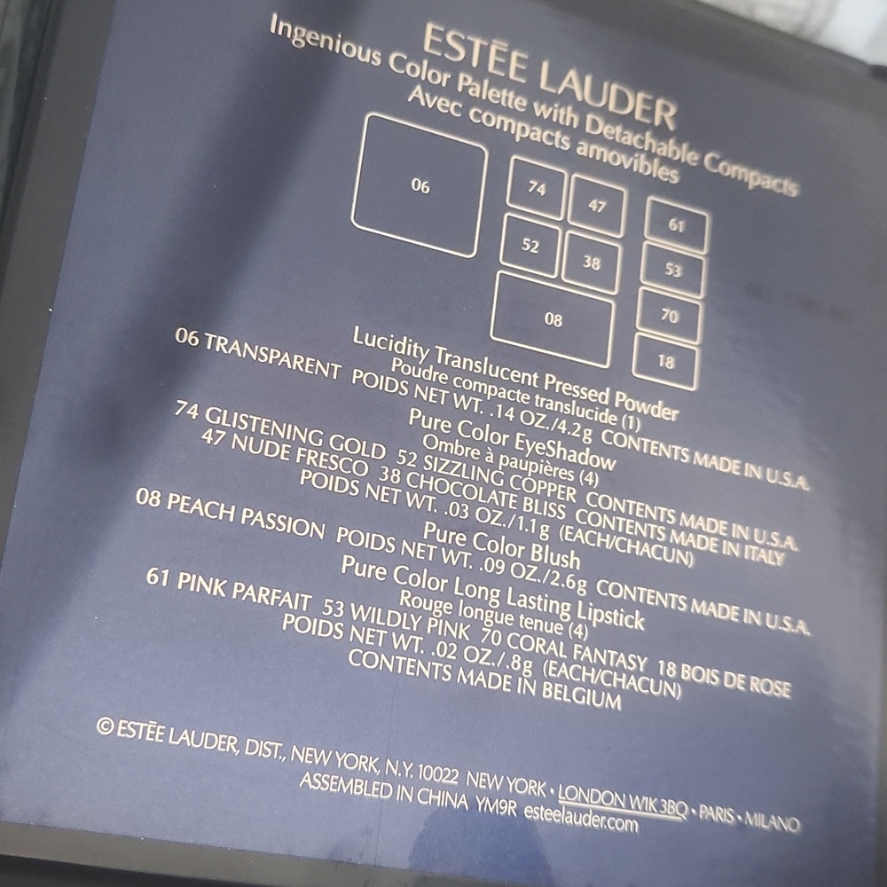 Estee Lauder Travel Exclusive Ingenious Color Palette with Detachable Compacts - Picture 8 of 8